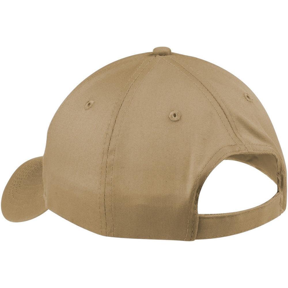 no-logo Port & Company Six-Panel Twill Cap-Headwear-Port & Company-Thread Logic