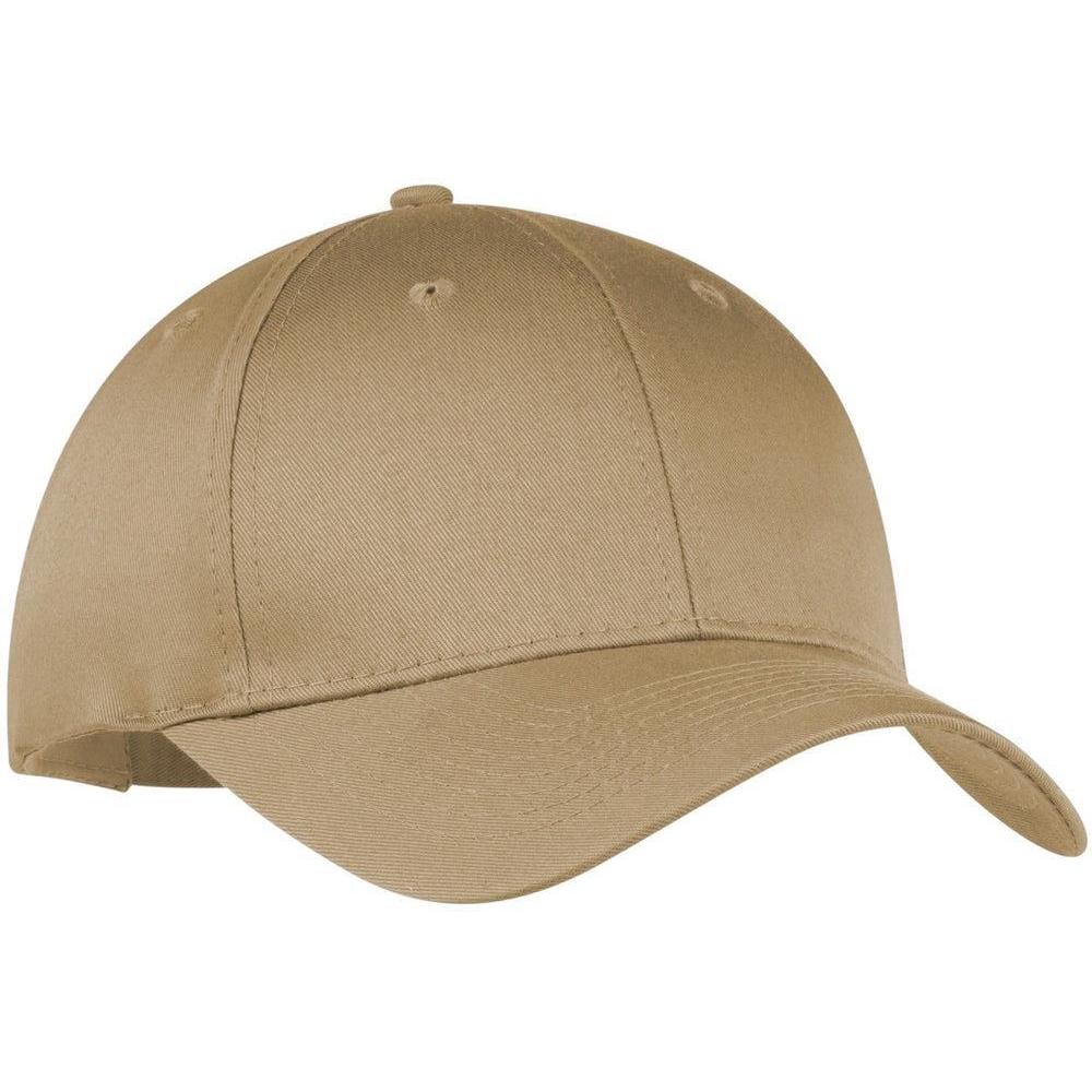 no-logo Port & Company Six-Panel Twill Cap-Headwear-Port & Company-Thread Logic