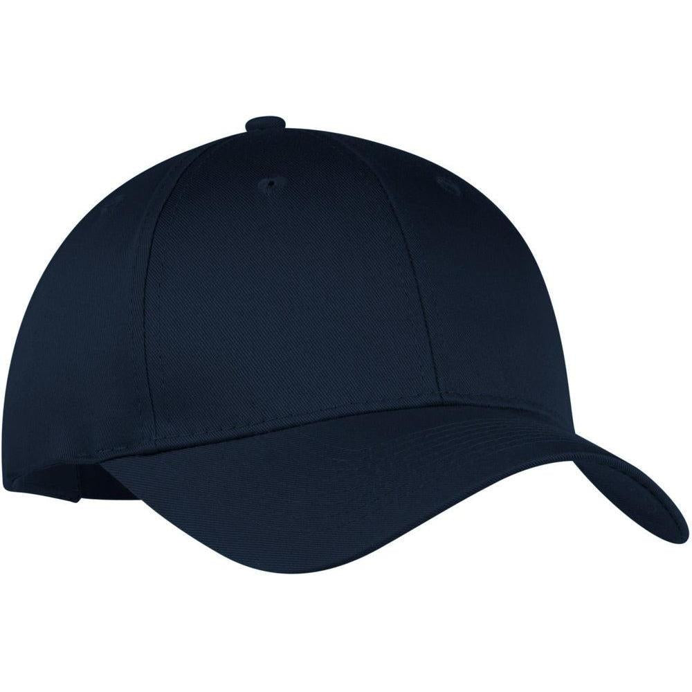no-logo Port & Company Six-Panel Twill Cap-Headwear-Port & Company-Thread Logic