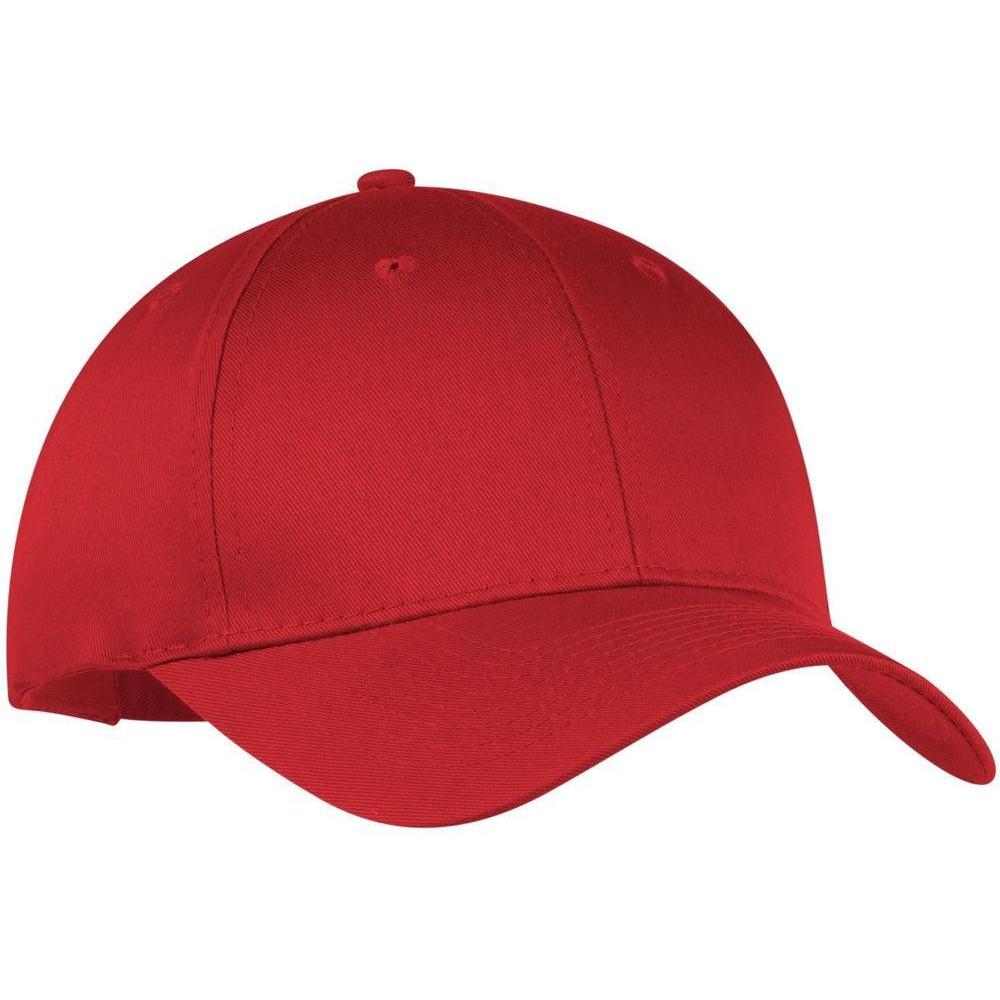 no-logo Port & Company Six-Panel Twill Cap-Headwear-Port & Company-Thread Logic