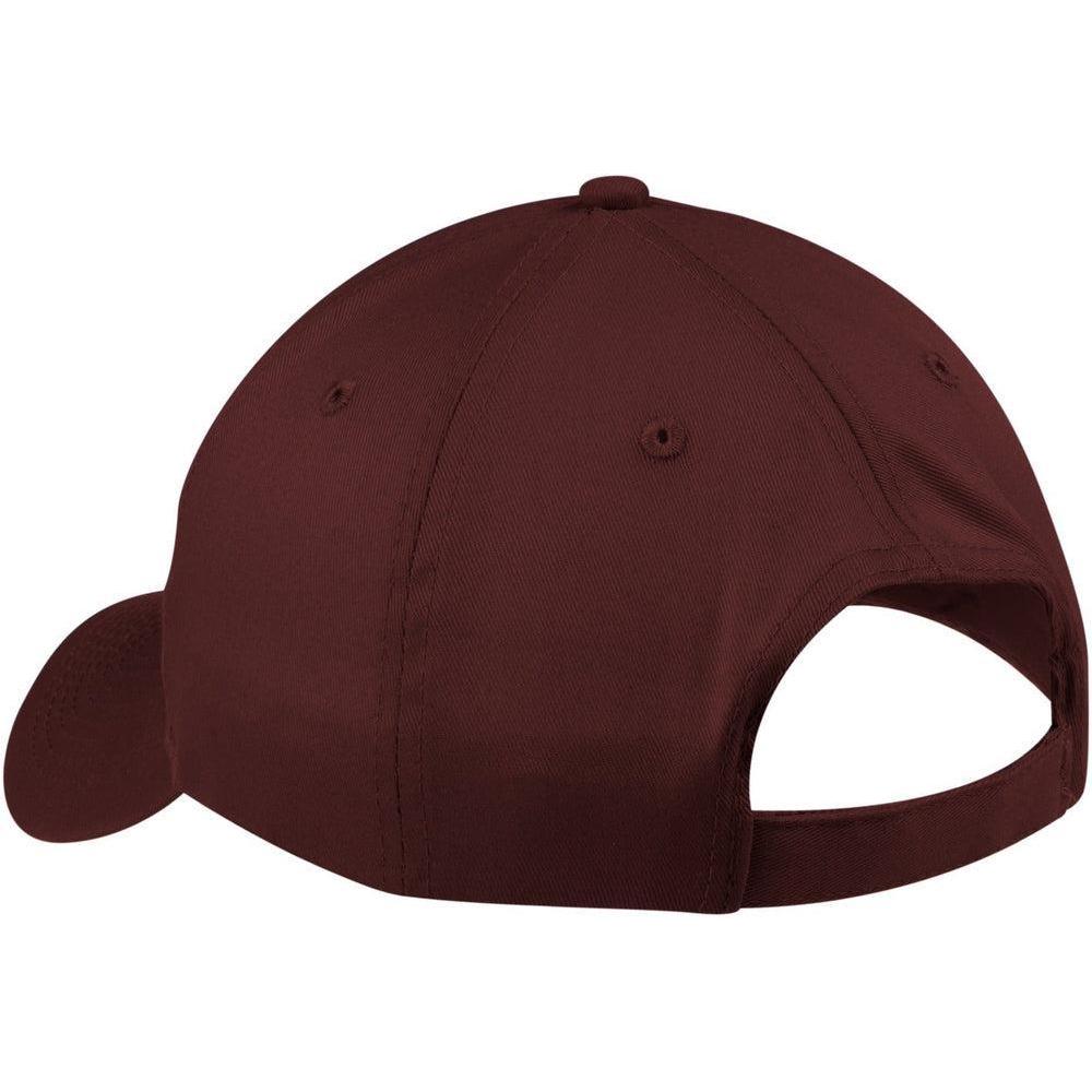 no-logo Port & Company Six-Panel Twill Cap-Headwear-Port & Company-Thread Logic