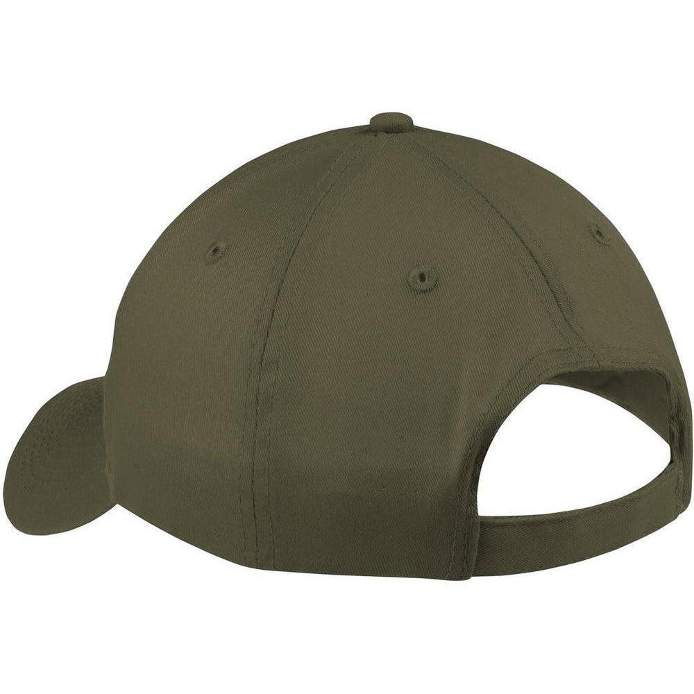 no-logo Port & Company Six-Panel Twill Cap-Headwear-Port & Company-Thread Logic