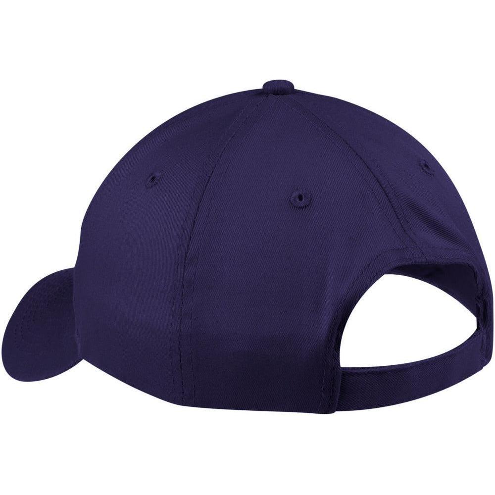no-logo Port & Company Six-Panel Twill Cap-Headwear-Port & Company-Thread Logic