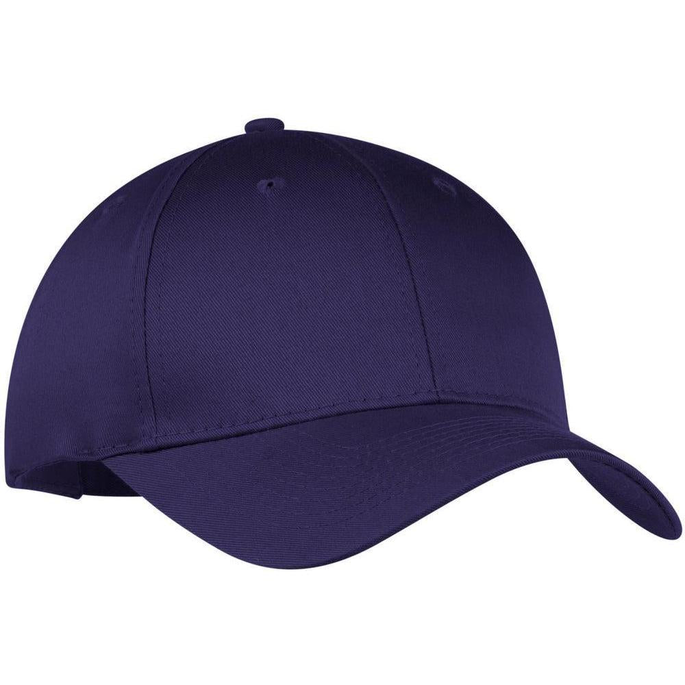 no-logo Port & Company Six-Panel Twill Cap-Headwear-Port & Company-Thread Logic