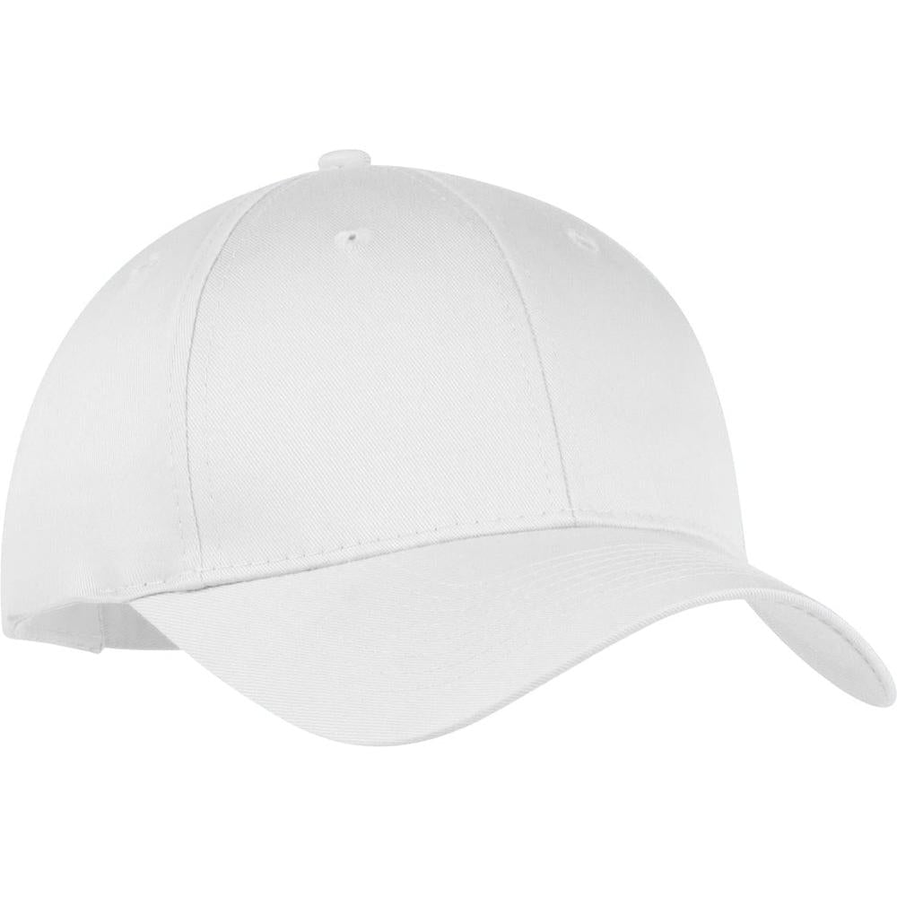 no-logo Port & Company Six-Panel Twill Cap-Headwear-Port & Company-Thread Logic