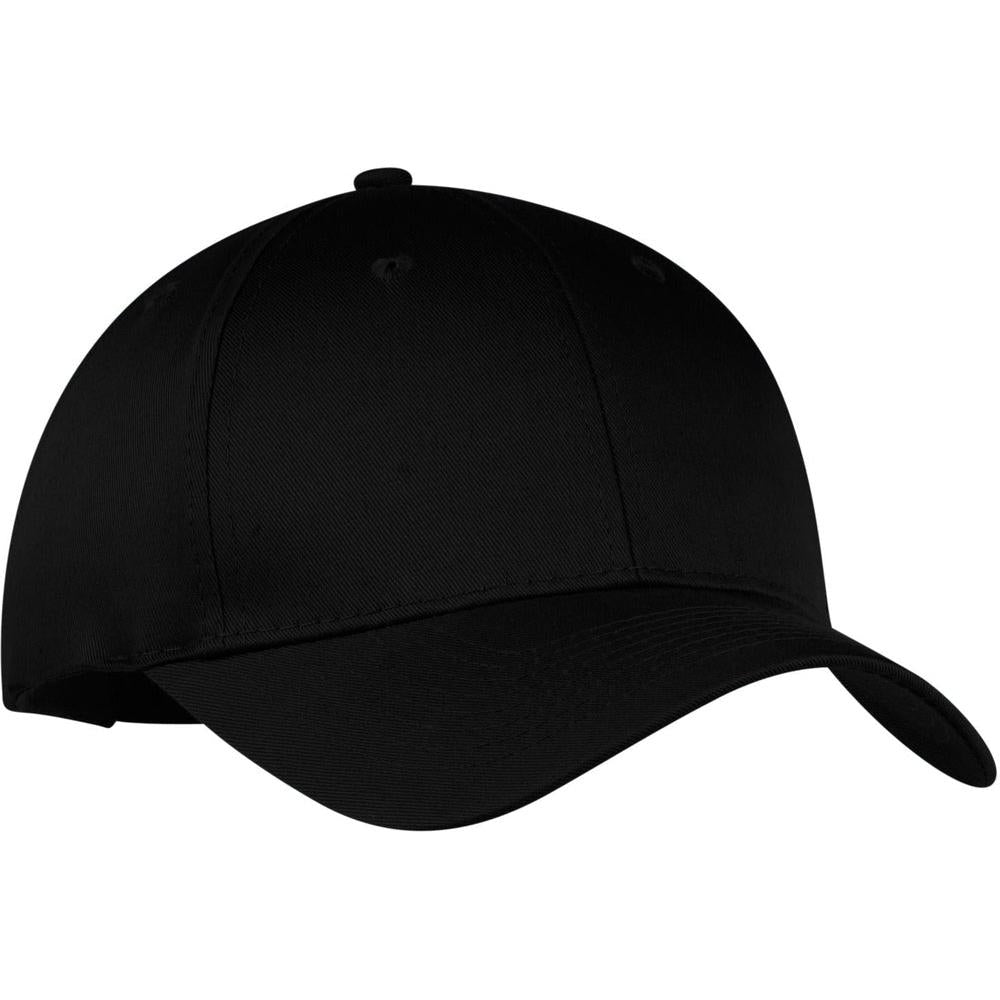 no-logo Port & Company Six-Panel Twill Cap-Headwear-Port & Company-Thread Logic