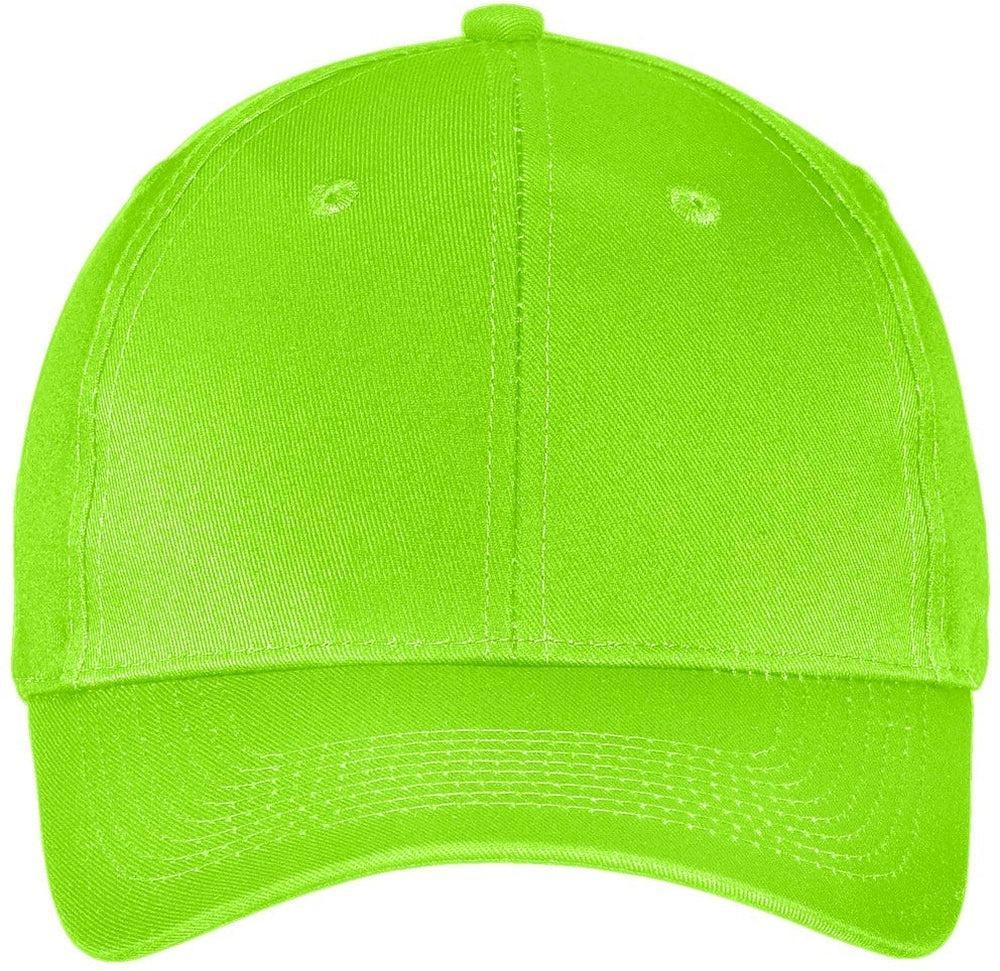 Port & Company Six-Panel Twill Cap-Regular-Port & Company-Lime-OSFA-Thread Logic