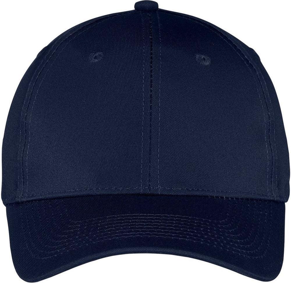 Port & Company Six-Panel Twill Cap-Regular-Port & Company-Navy-OSFA-Thread Logic