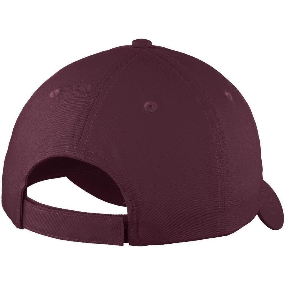 no-logo Port & Company Six-Panel Unstructured Twill Cap-Headwear-Port & Company-Thread Logic
