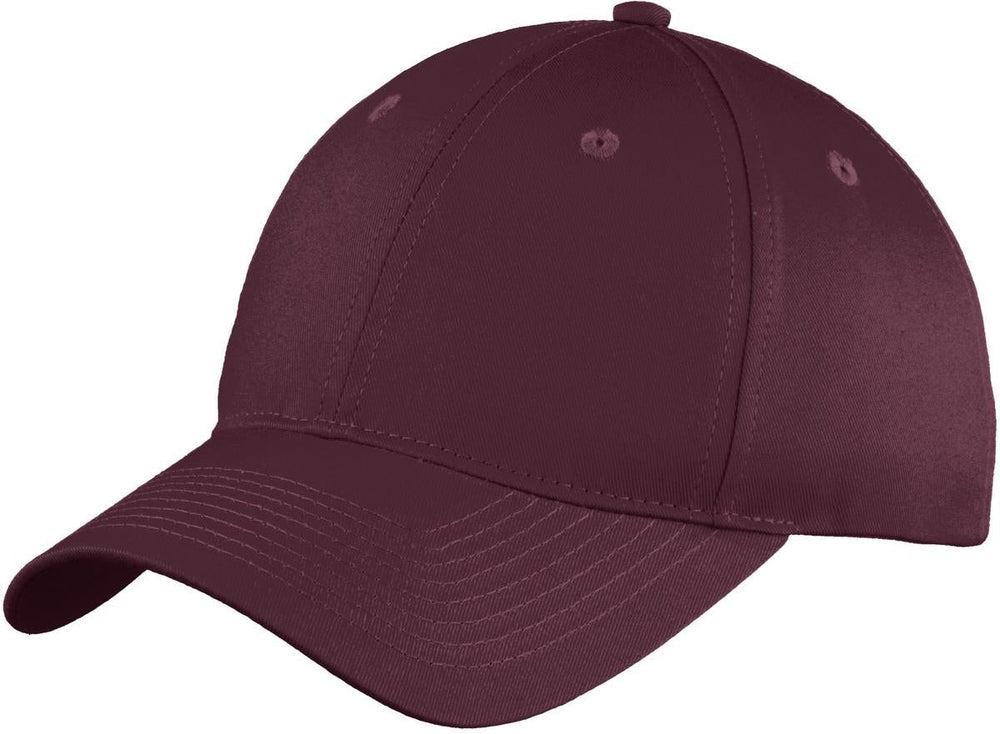 no-logo Port & Company Six-Panel Unstructured Twill Cap-Regular-Port & Company-Thread Logic