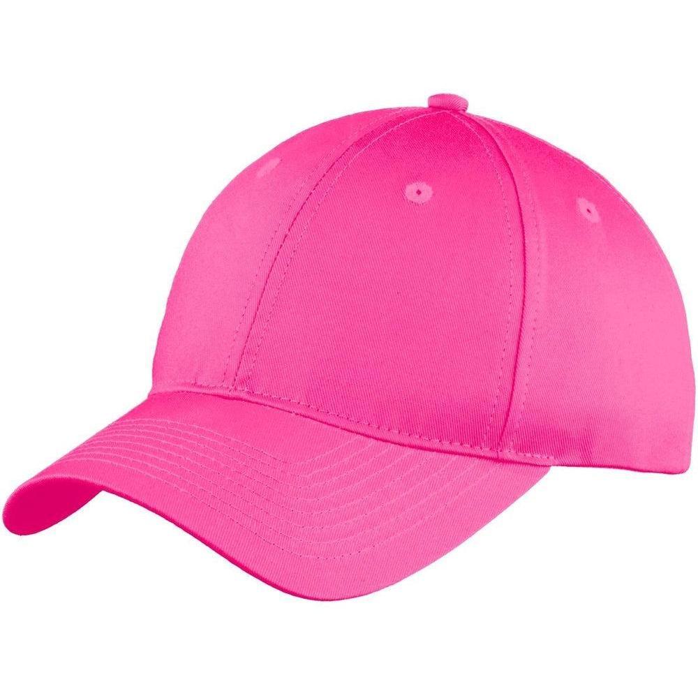 no-logo Port & Company Six-Panel Unstructured Twill Cap-Headwear-Port & Company-Thread Logic