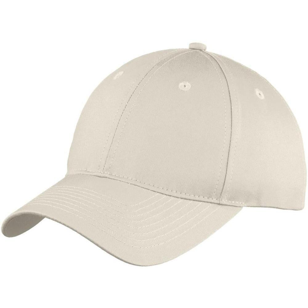 no-logo Port & Company Six-Panel Unstructured Twill Cap-Headwear-Port & Company-Thread Logic
