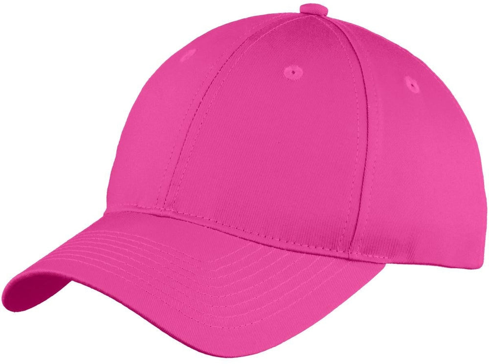 no-logo Port & Company Six-Panel Unstructured Twill Cap-Regular-Port & Company-Thread Logic