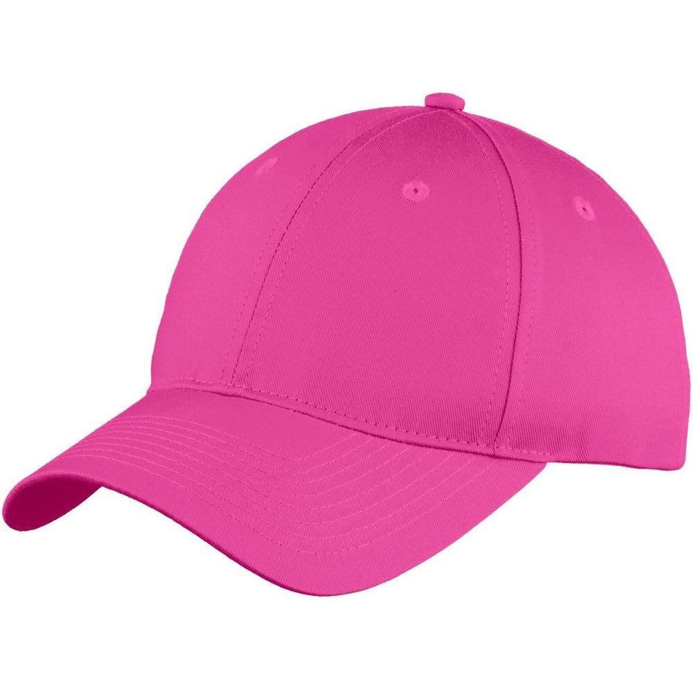 no-logo Port & Company Six-Panel Unstructured Twill Cap-Headwear-Port & Company-Thread Logic