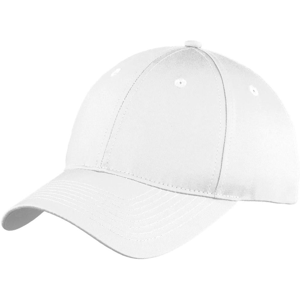 no-logo Port & Company Six-Panel Unstructured Twill Cap-Headwear-Port & Company-Thread Logic