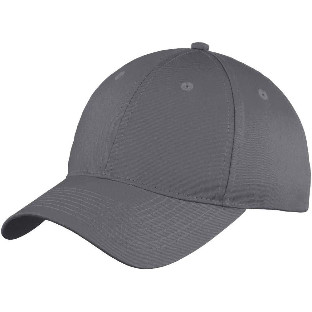 no-logo Port & Company Six-Panel Unstructured Twill Cap-Headwear-Port & Company-Thread Logic