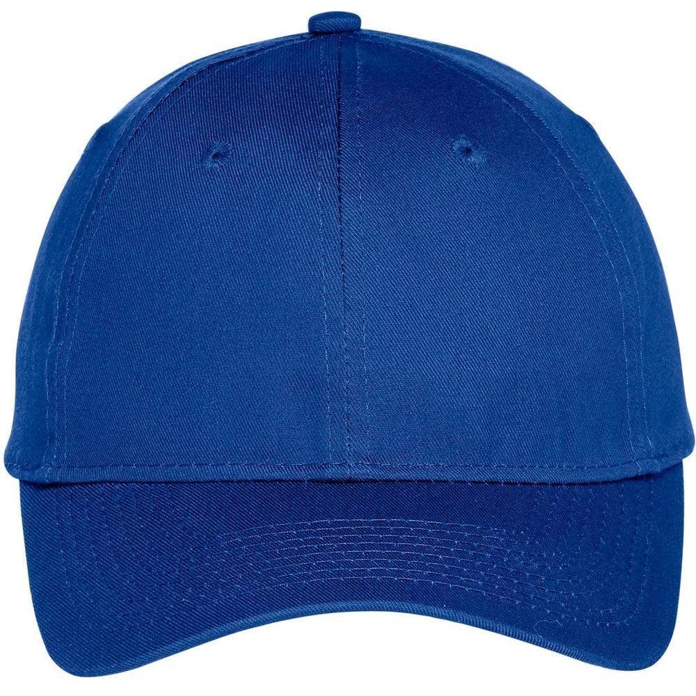 no-logo Port & Company Six-Panel Unstructured Twill Cap-Headwear-Port & Company-Royal-OSFA-Thread Logic