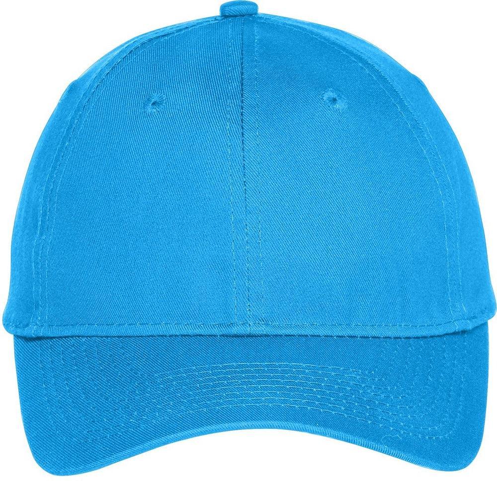 Port & Company Six-Panel Unstructured Twill Cap-Regular-Port & Company-Sapphire-OSFA-Thread Logic