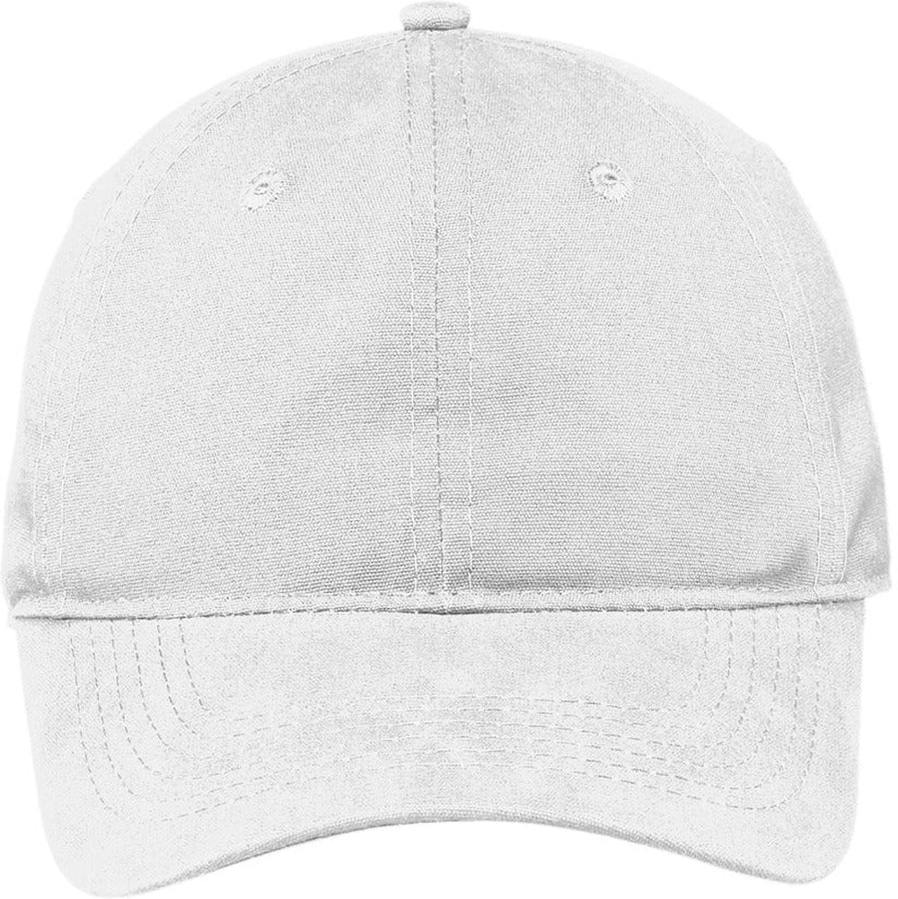 Port & Company Soft Brushed Canvas Cap-Regular-Port & Company-White-OSFA-Thread Logic