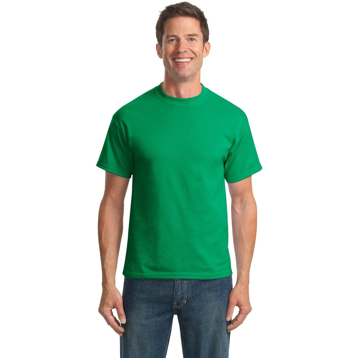 no-logo Port & Company Tall Core Blend Tee-Polos-Port & Company-Thread Logic
