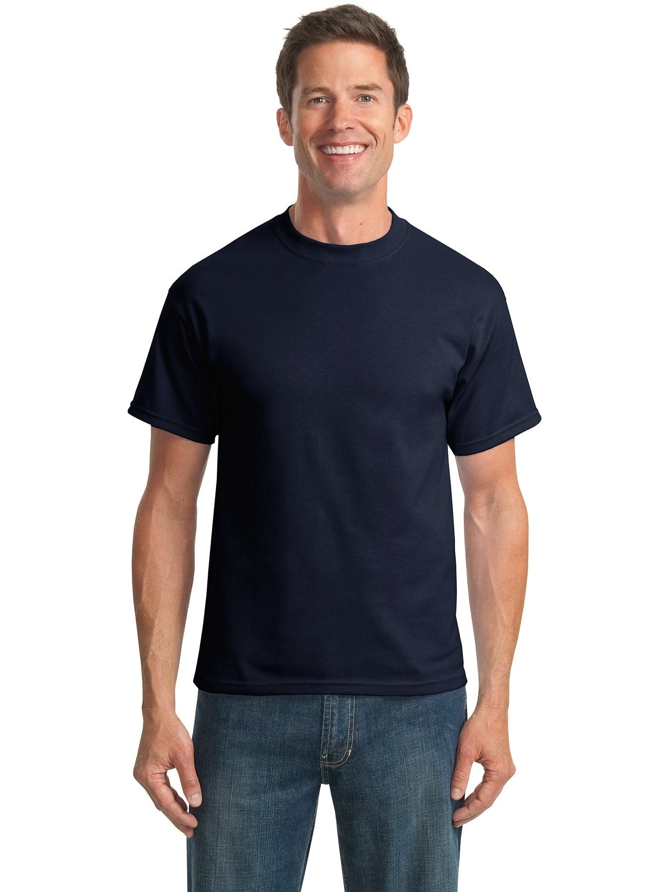 no-logo Port & Company Tall Core Blend Tee-Regular-Port & Company-Thread Logic