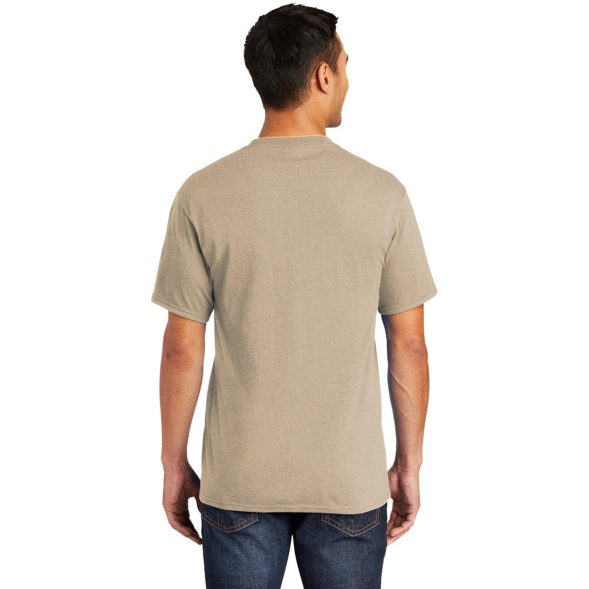 no-logo Port & Company Tall Core Blend Tee-Polos-Port & Company-Thread Logic