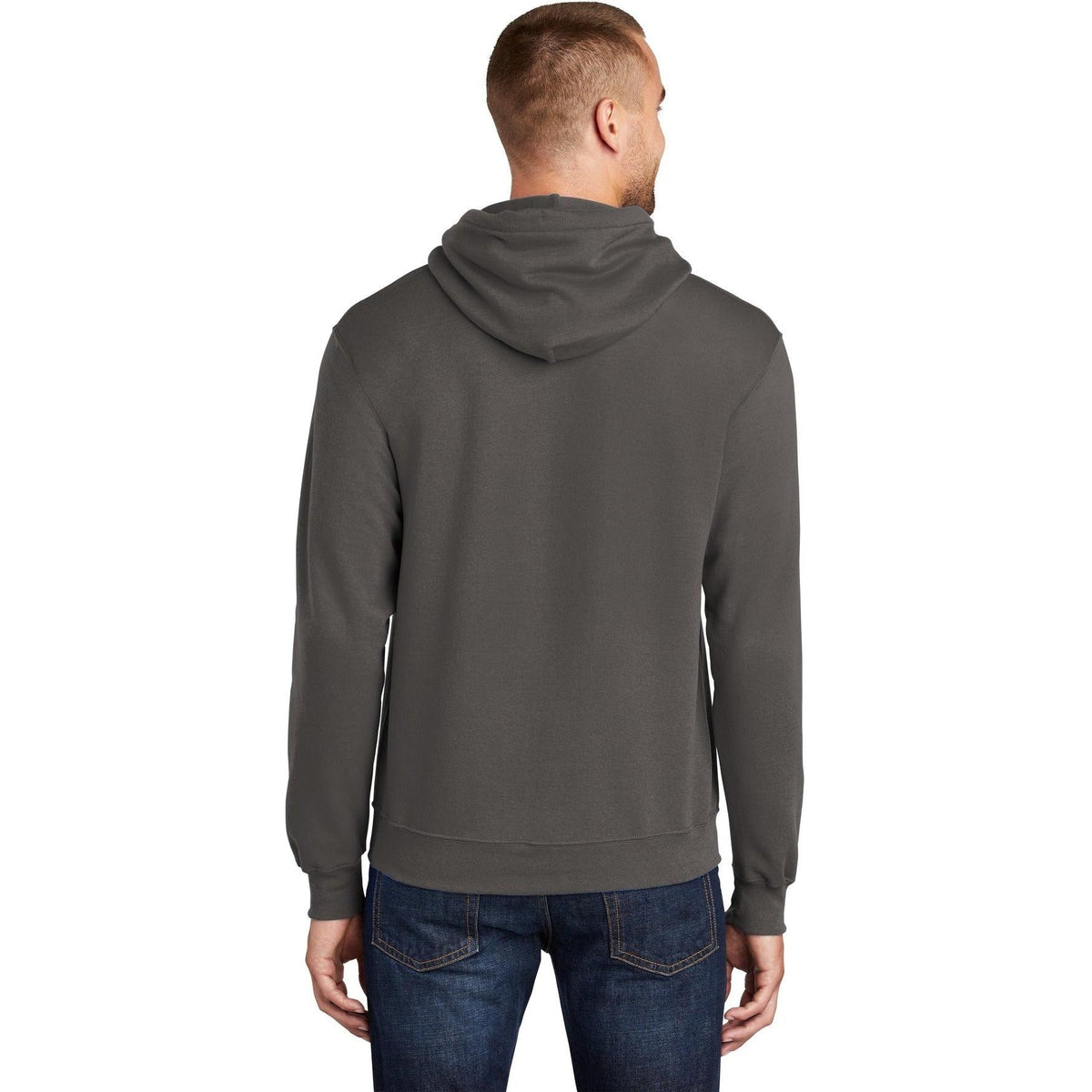 no-logo Port & Company Tall Core Fleece Pullover Hooded Sweatshirt-Regular-Port & Company-Thread Logic