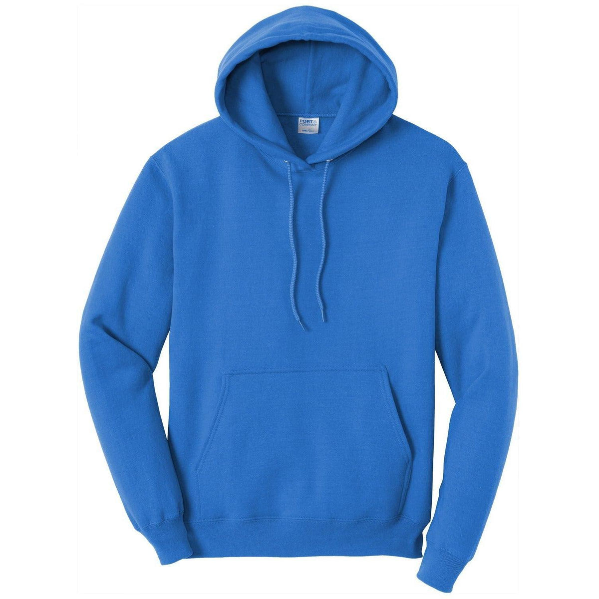 no-logo Port & Company Tall Core Fleece Pullover Hooded Sweatshirt