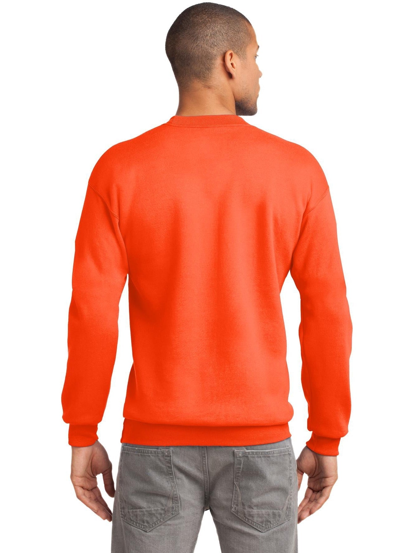no-logo Port & Company Tall Essential Fleece Crewneck Sweatshirt-Regular-Port & Company-Thread Logic