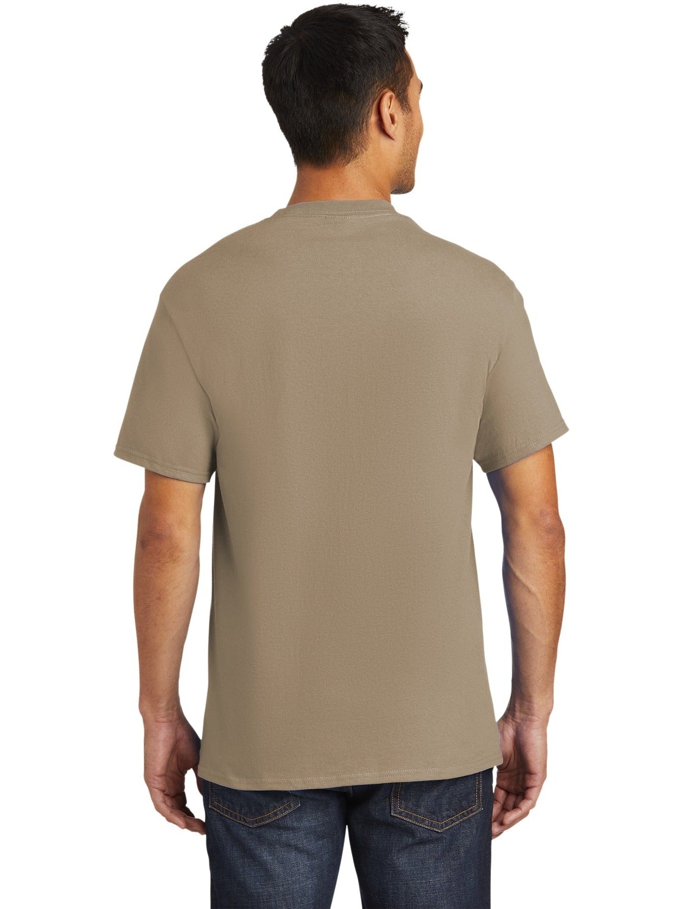 no-logo Port & Company Tall Essential Pocket Tee-Regular-Port & Company-Thread Logic