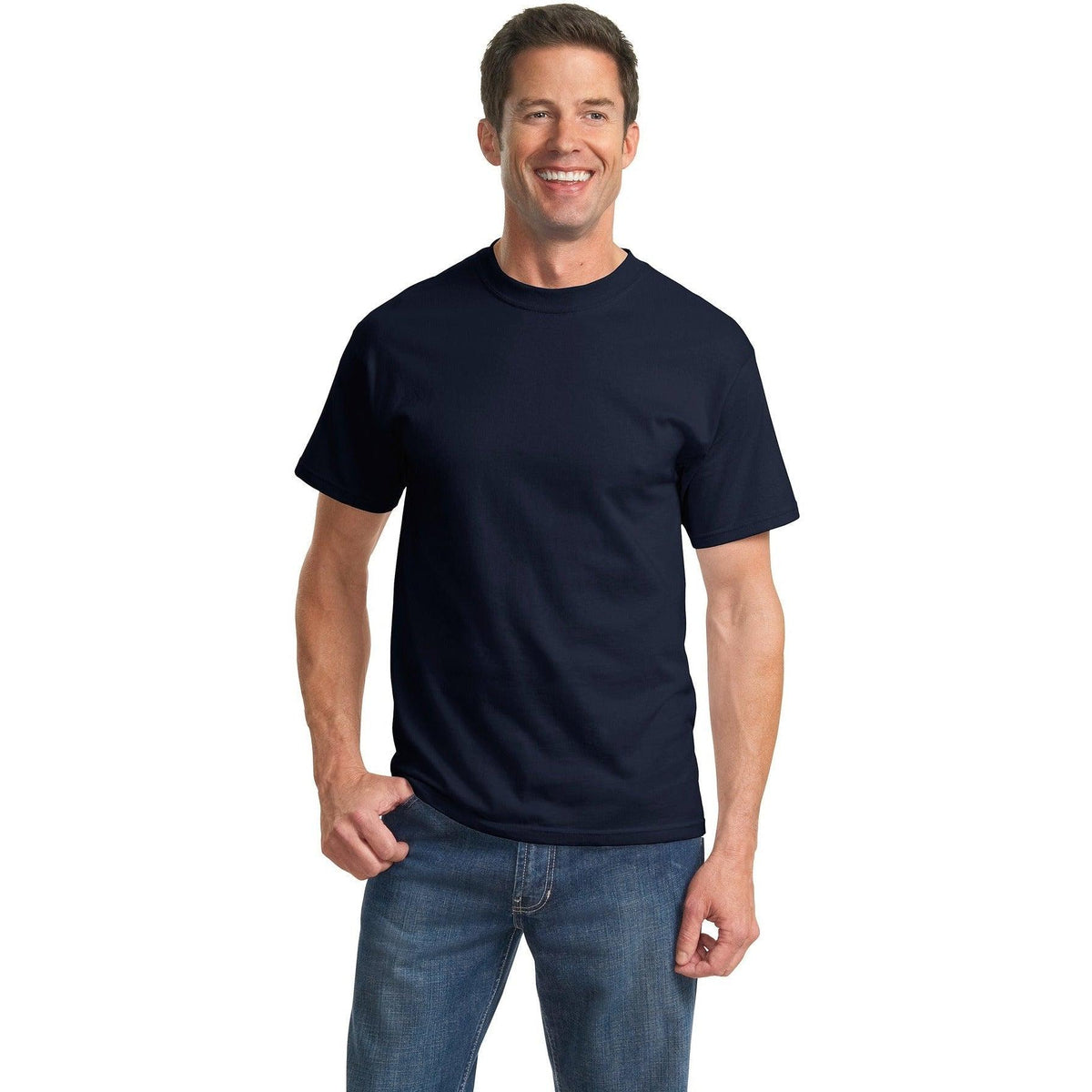 no-logo Port & Company Tall Essential T-Shirt-Polos-Port & Company-Thread Logic
