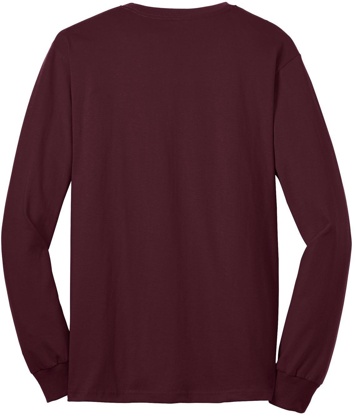 no-logo Port & Company Tall Long Sleeve Core Blend Tee-Regular-Port & Company-Thread Logic