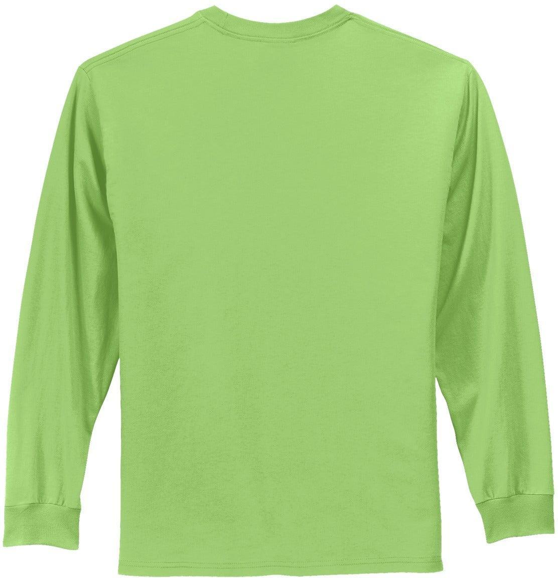 no-logo Port & Company Tall Long Sleeve Essential Tee-Regular-Port & Company-Thread Logic