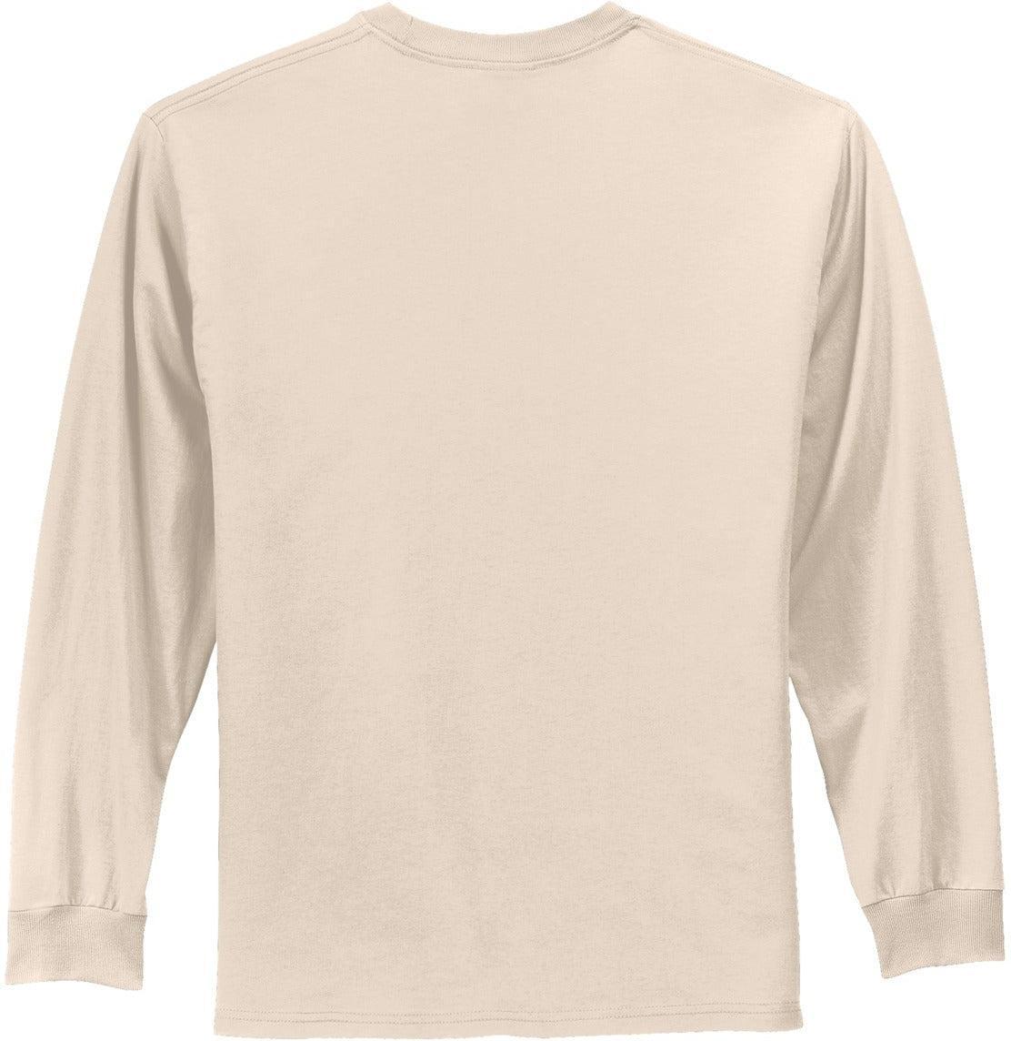 no-logo Port & Company Tall Long Sleeve Essential Tee-Regular-Port & Company-Thread Logic