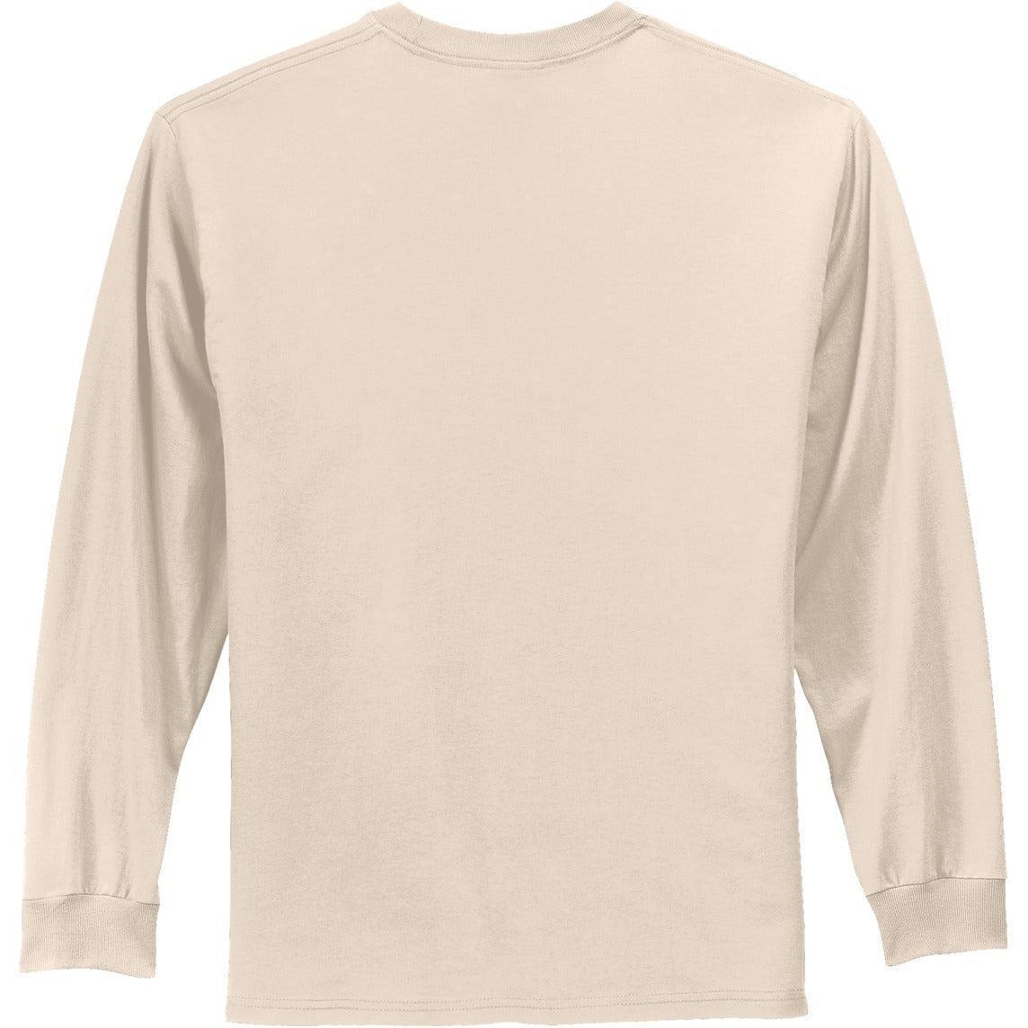 no-logo Port & Company Tall Long Sleeve Essential Tee-Regular-Port & Company-Thread Logic