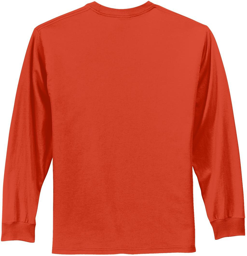 no-logo Port & Company Tall Long Sleeve Essential Tee-Regular-Port & Company-Thread Logic