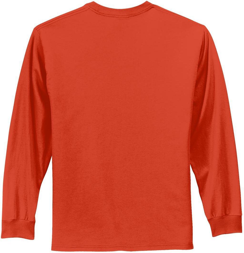 no-logo Port & Company Tall Long Sleeve Essential Tee-Regular-Port & Company-Thread Logic
