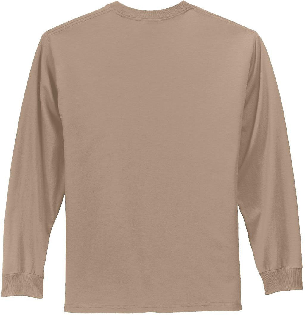 no-logo Port & Company Tall Long Sleeve Essential Tee-Regular-Port & Company-Thread Logic