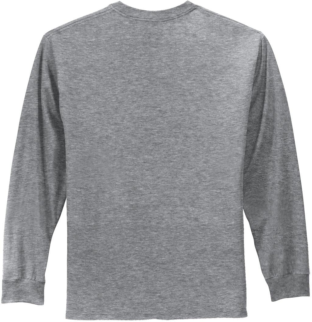 no-logo Port & Company Tall Long Sleeve Essential Tee-Regular-Port & Company-Thread Logic