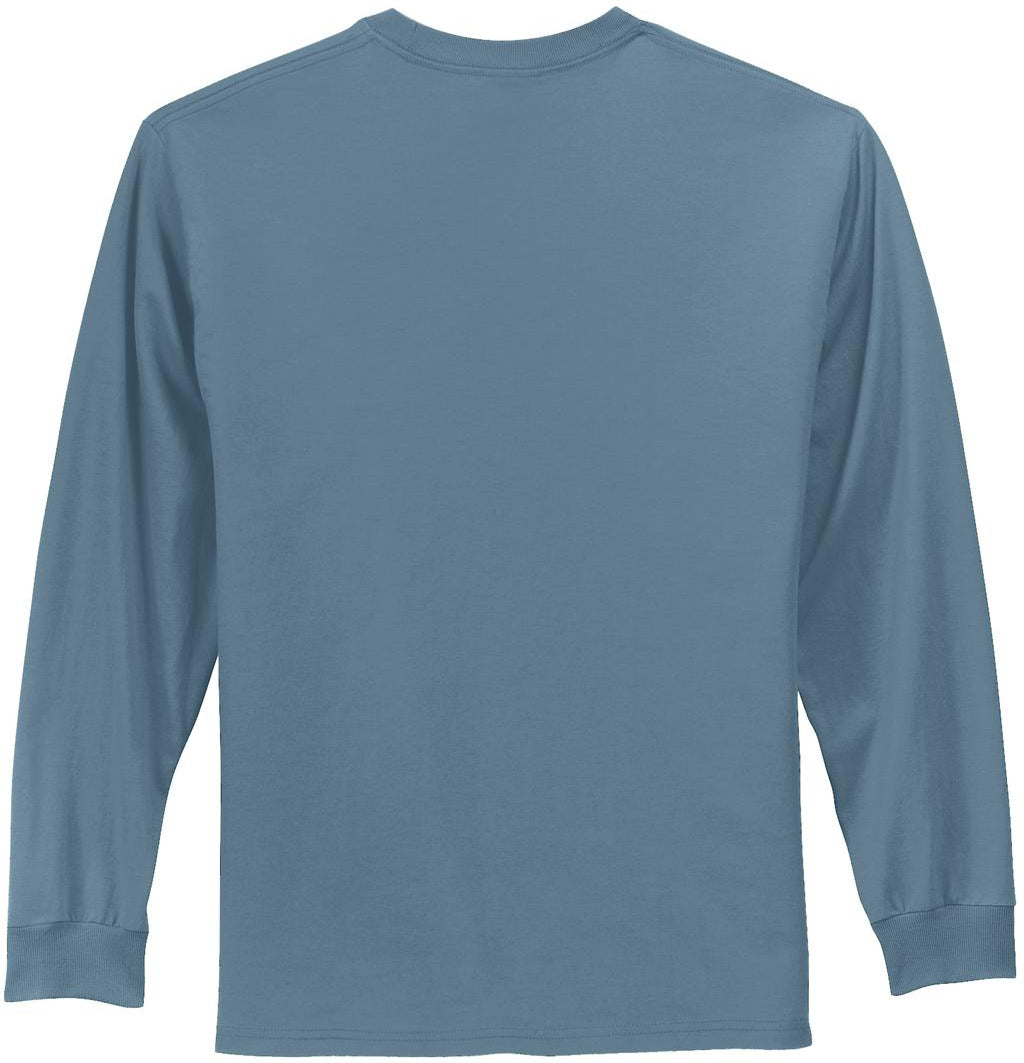 no-logo Port & Company Tall Long Sleeve Essential Tee-Regular-Port & Company-Thread Logic