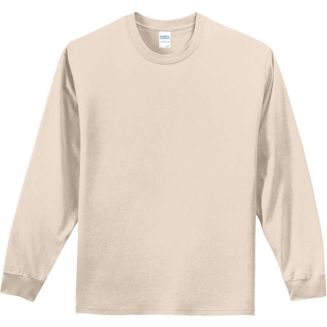 no-logo Port & Company Tall Long Sleeve Essential Tee