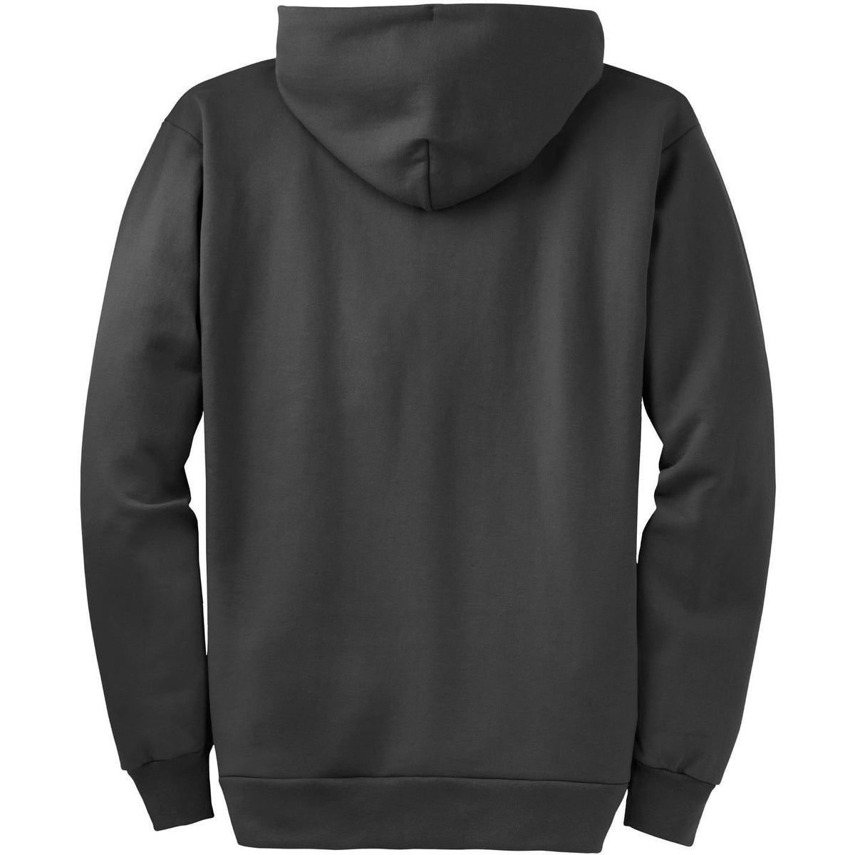no-logo Port & Company Tall Ultimate Full- Zip Hooded Sweatshirt-Full Zips-Port & Company-Thread Logic