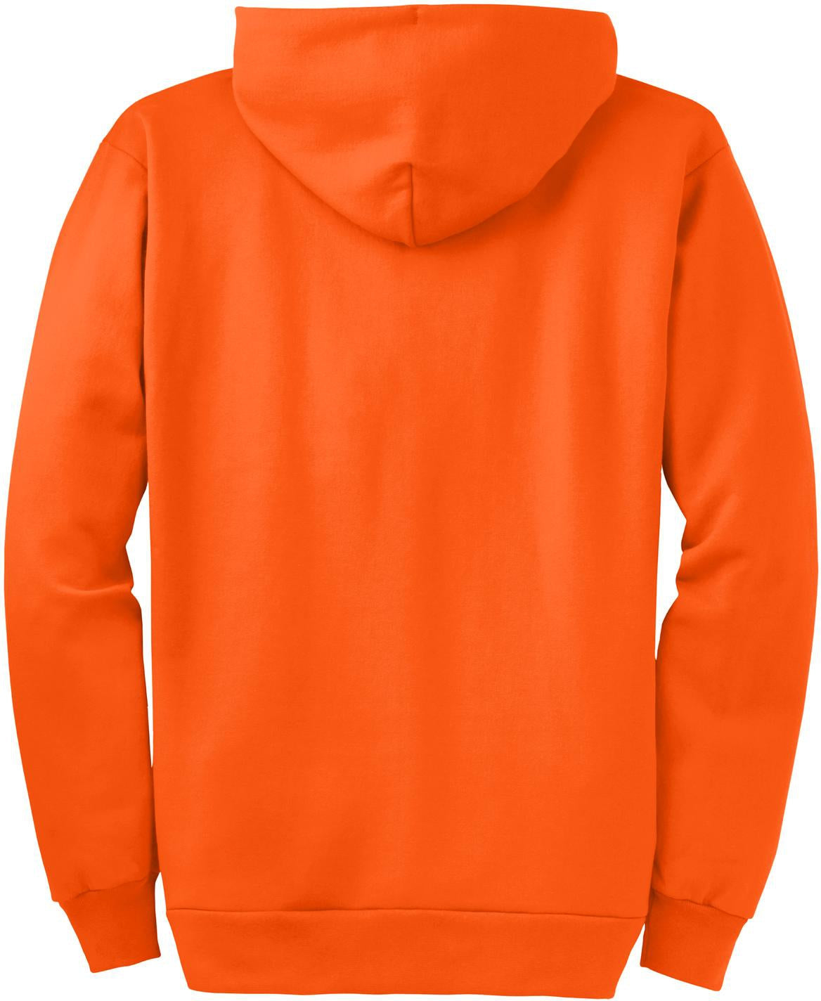no-logo Port & Company Tall Ultimate Full- Zip Hooded Sweatshirt-Regular-Port & Company-Thread Logic