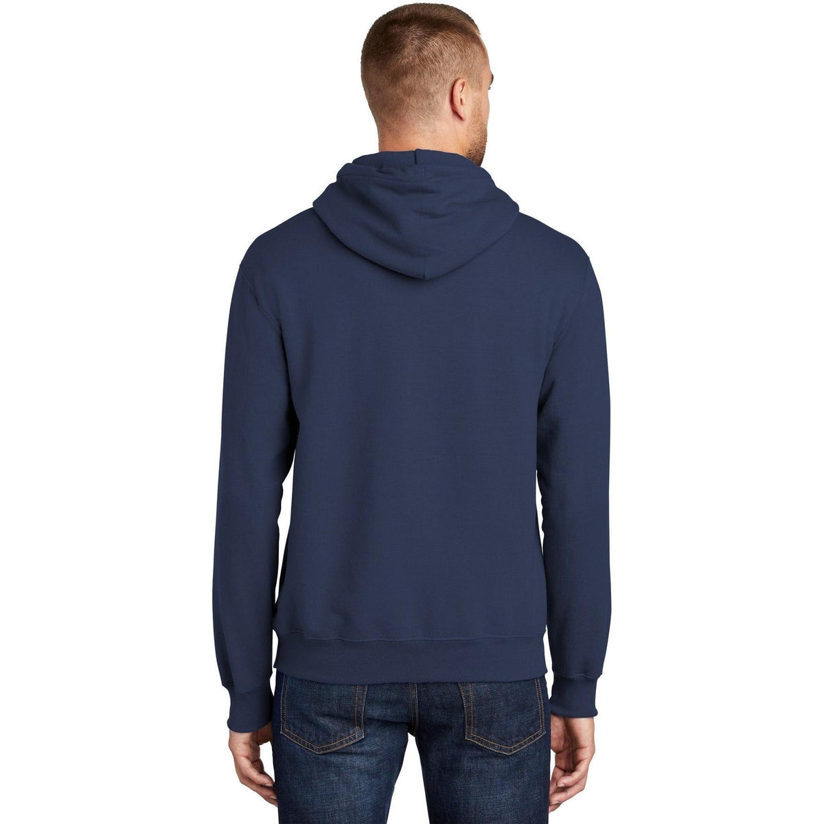 no-logo Port & Company Tall Ultimate Pullover Hooded Sweatshirt-Hoodies-Port & Company-Thread Logic