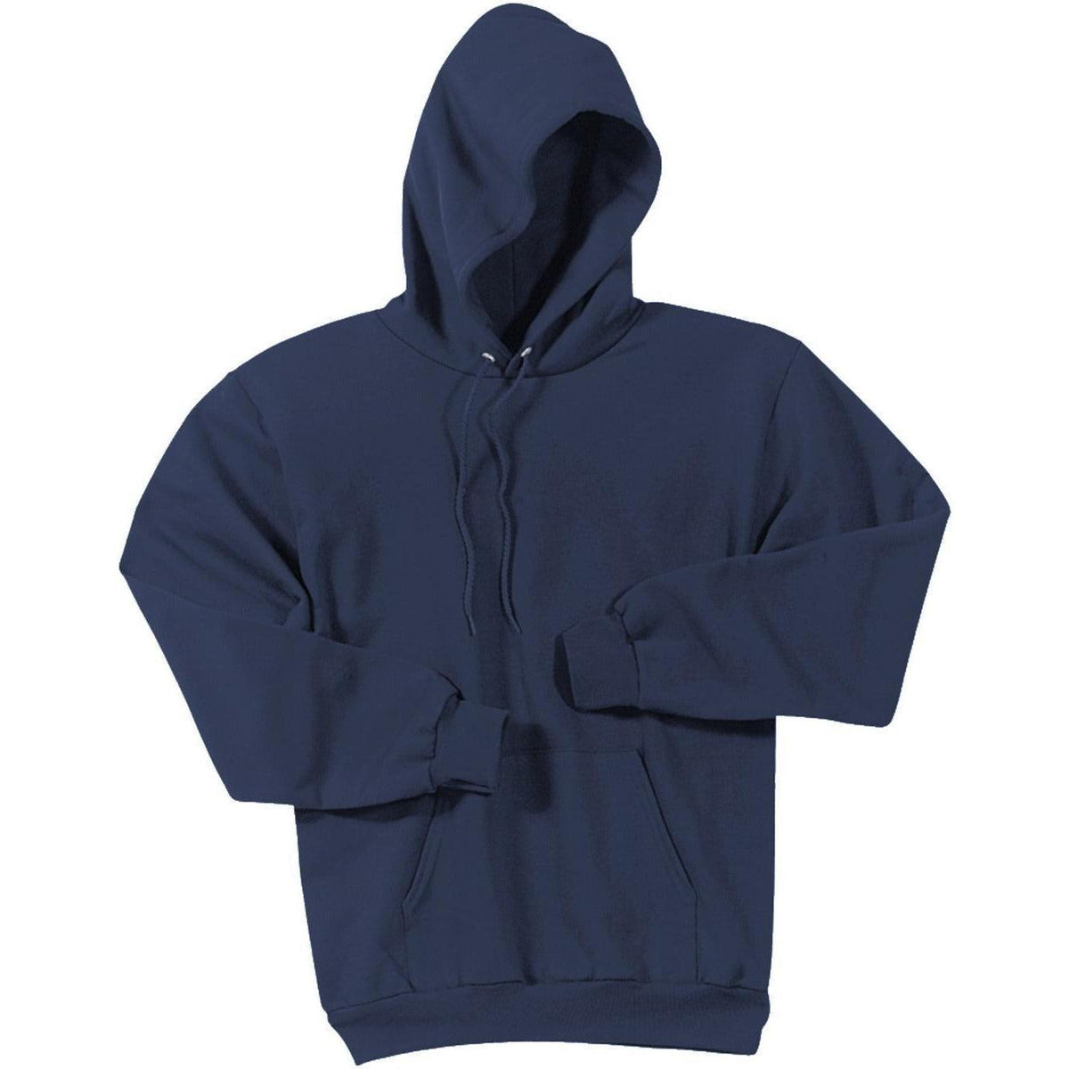 no-logo Port & Company Tall Ultimate Pullover Hooded Sweatshirt-Hoodies-Port & Company-Navy-LT-Thread Logic