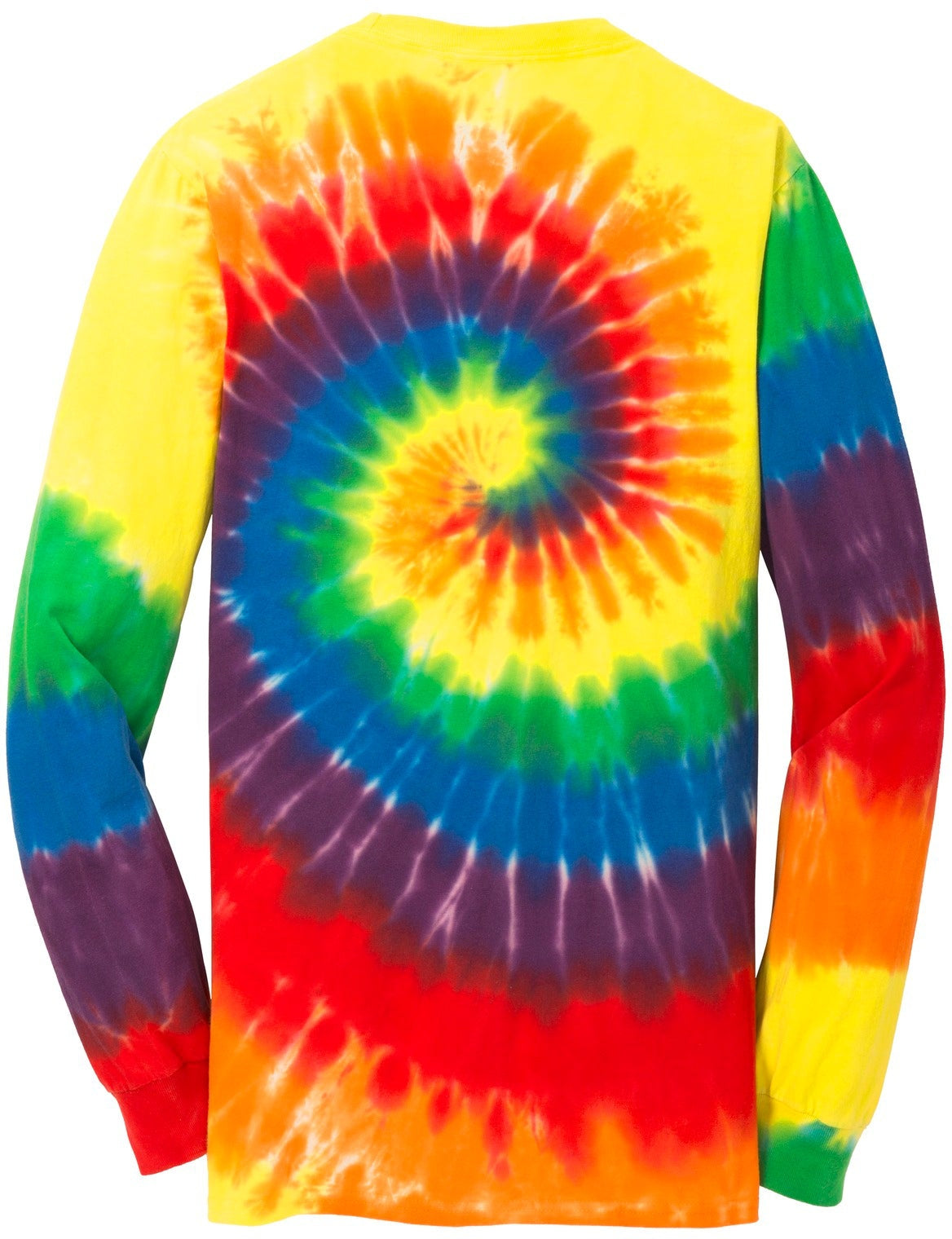 no-logo Port & Company Tie-Dye Long Sleeve Tee-Regular-Port & Company-Thread Logic