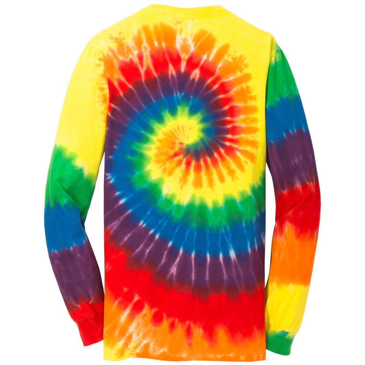 no-logo Port & Company Tie-Dye Long Sleeve Tee-Regular-Port & Company-Thread Logic