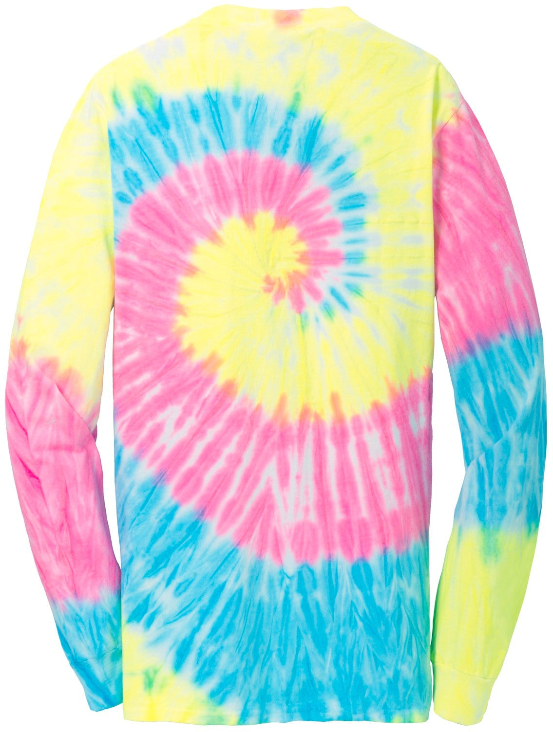 no-logo Port & Company Tie-Dye Long Sleeve Tee-Regular-Port & Company-Thread Logic