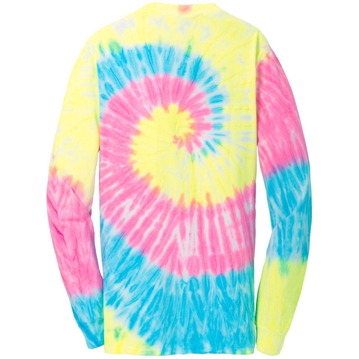 no-logo Port & Company Tie-Dye Long Sleeve Tee-Regular-Port & Company-Thread Logic