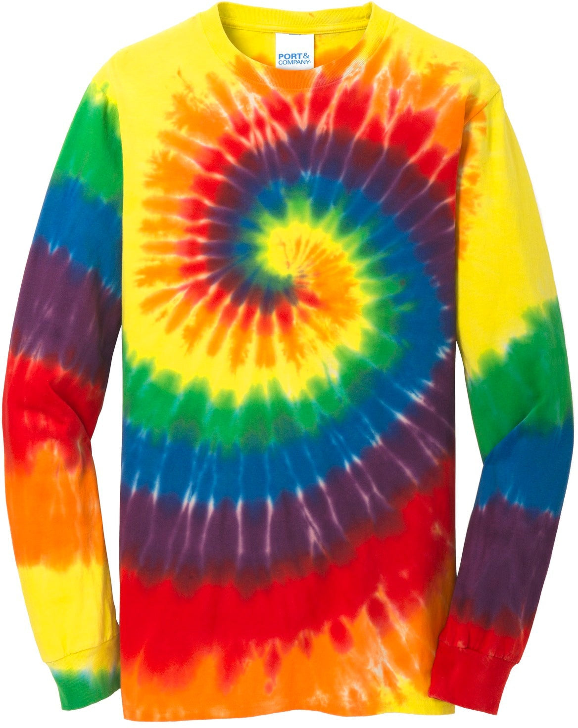 Port & Company Tie-Dye Long Sleeve Tee